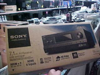   sony str dh720 7.1 channel 3d 1080p audio/video receiver w iphone dock