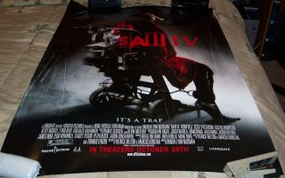 SAW IV Movie Poster double sided HORROR