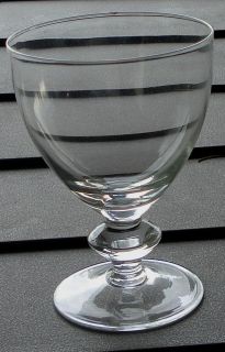 Nice Pressed Glass Footed Water Goblet, GOOD CONDITION