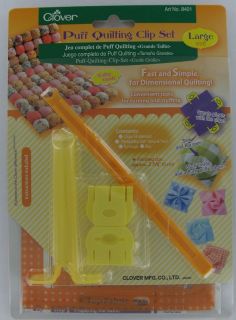 CLOVER Puff Quilting Clips or Clip Set, Large Size  PICK ONE  NEW