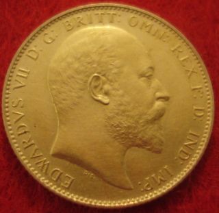 1902 EDWARD VII BARE HEAD GOLD MATT PROOF SOVEREIGN
