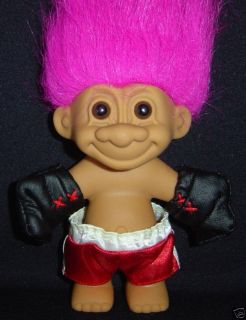 BOXER BOXING KICK BOXING 5 Russ Troll Doll NEW IN ORIGINAL WRAPPER