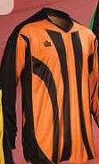   BAYERN Youth Sm or Med Padded Soccer GOALIE GOAL JERSEY Shirt Orange
