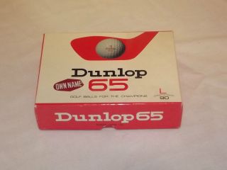 12 Dunlop 65 golf balls for the Champions ( JVC 3050) Jenuine NEW In 
