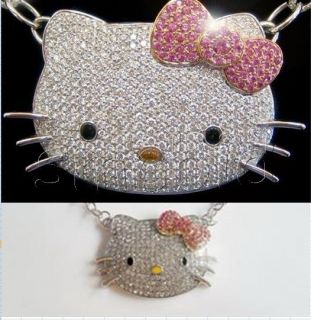 hello kitty bow necklace