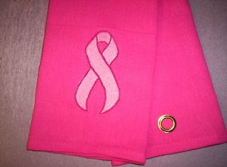 pink golf towel in Towels