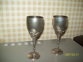 godinger silver wine glasses