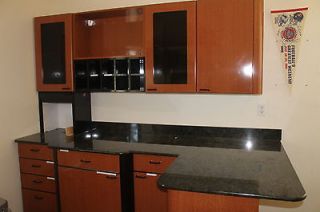 Granite counter cabinet system