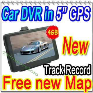 Car GPS Navigation +Car DVR track record + FM  touchscreen 4G 