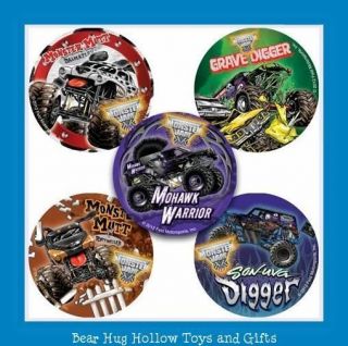 15 Monster Jam Truck Grave Digger Stickers Party Favors