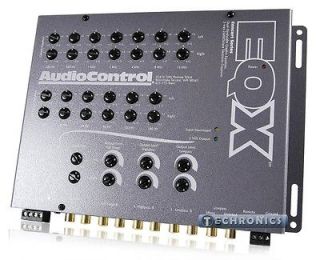   EQX TRUNK MOUNT DUAL GRAPHIC EQUALIZER & 2 WAY ELECTRONIC CROSSOVER