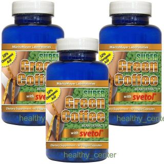 SUPER GREEN COFFEE BEAN EXTRACT WITH SVETOL WEIGHT LOSS 180 
