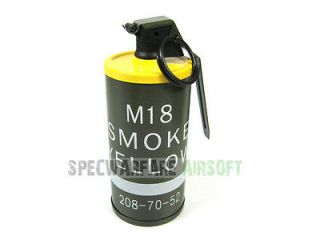 Dummy M18 Smoke Grenade Yellow Full Metal Model kit No Function For 