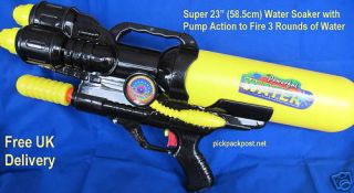 Water Blaster Super Soaker Style Pump Water Pistol