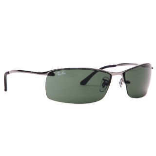   Ban Sidestreet Gunmetal Frame, Green Lens Sunglasses RB3183 004/71 63