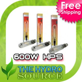 600w watt Ushio Hilux Gro Opti Red HPS Lamps Grow Bulb 600