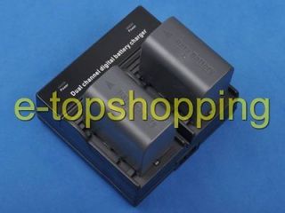   Channel Battery Charger for JVC GS TD1 GS TD1B GS TD1BEU GS TD1BUS