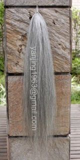Brand New Light Gray Horse Tail Extension Single Thickness 28 30 3 