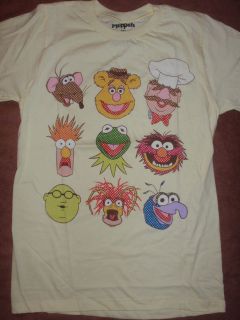 Mens Muppets Kermit Gonzo Fozzie Beaker Bunsen Animal T Shirt New 