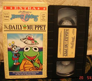 MUPPET BABIES THE DAILY MUPPET Vhs Video EXTREMELY RARE McDonalds 