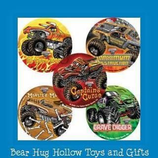 15 Monster Jam Truck Grave Digger Stickers Party Favors