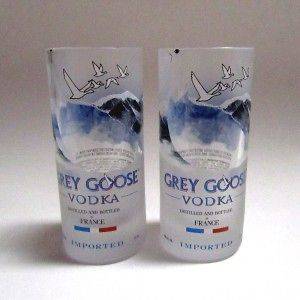 Grey Goose Shot Glass (Qty 1)   Repurposed Grey Goose Vodka Bottle