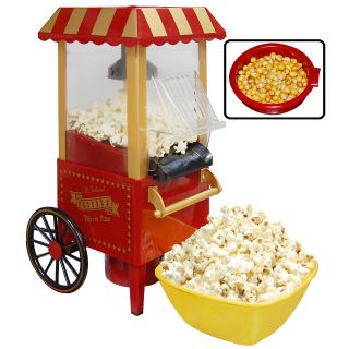   Mini Hot Air Popcorn Maker Popper Home Movie Carnival Tabletop Machine