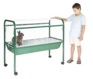 Prevue 520 Rabbit Bunny Guinea Pig Cage Hutch & Stand