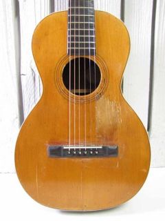 Vintage Washburn Parlor Acoustic Guitar 1897 Style USA Made