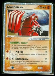 Pokemon GROUDON EX 038 Promo Card LIGHTLY PLAYED (See description)