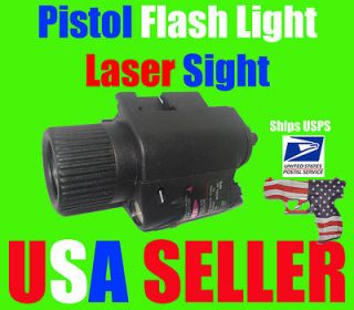   Laser and Flashlight Sight Combo 200 Lumen Gun Pistol Rifle Rail Mount