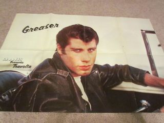   Travlota teen magazine poster double sided poster clipping Grease Bop