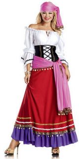   GYPSY COSPLAY COSTUME LADY PARADE OUTFIT SEXY WOMENS HALLOWEEN APPAREL