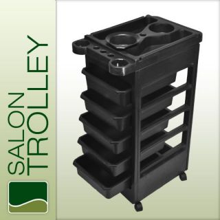   Trolley Storage Cart Coloring Beauty Salon Rollabout Hair Dryer Holder