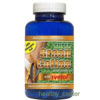 SUPER GREEN COFFEE BEAN EXTRACT WITH SVETOL WEIGHT LOSS DIET 60 Veggie 