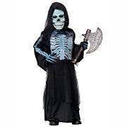   Blue or Green X Ray Skeleton Xray Child Halloween Costume sz M & L