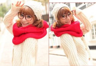 1Pcs Winter knitting Wool Collar Neck Warmer Scarf Shawl 4 Colors NEW
