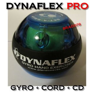 DYNAFLEX PRO GYRO HAND EXERCISER + POWERBALL CD + CORD