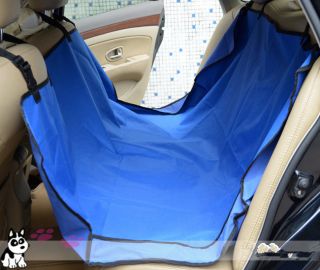   Car Seat Pet Dog Safe Safety Travel Hammock Cover Mat Blanket Red/Blue