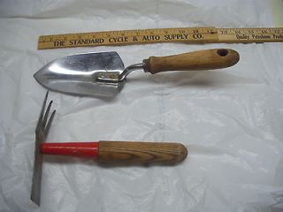 up for auction are these 2 vintage garden tools good condition