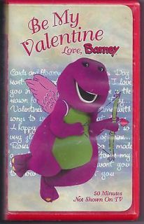 Barney   Be My Valentine   Love, Barney (VHS, 2000)