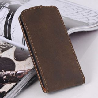   Unisex Men PU Leather Case Cover Bumper Wallet Bag For Iphone 5 5G