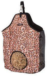 Tough 1 large Hay Bag Tote Heavy Duty Feeder Horse Tack LEOPARD