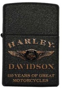 Harley Davidson Limited Edition 110th Anniversary Zippo Lighter. 28417
