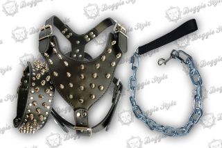 leather dog harness large in Harnesses