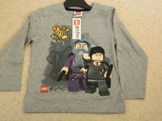 LEGO HARRY POTTER LONG SLEEVED T SHIRT TOP CLOTHES 3 4 5 6 7 HAGRED 
