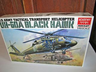   Minicraft 1/48 US Army UH 60A Black Hawk Military Helicopter Model Kit