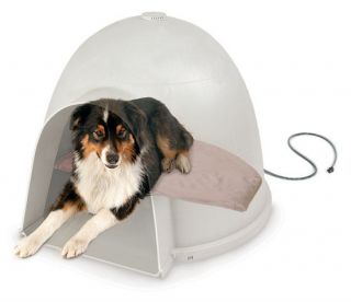 DOG HEATED LECTRO SOFT OUTDOOR IGLOO HEATED PAD HALF ROUND BED 3 SIZES 