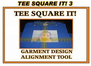 TEE SQUARE IT for heat press machines alignment tool