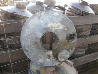 Smudge pot tank lid for return pipe heater, diesel, kerosene, lid only